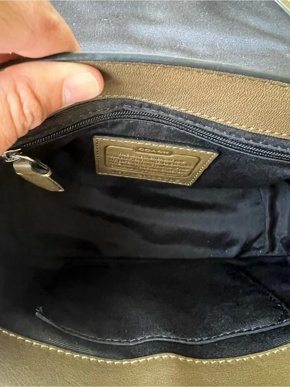 Coach satchel olive